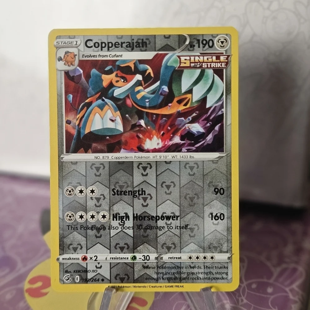 Copperajah 192/264 Single Strike Pokémon TCG Reverse Holo Rare